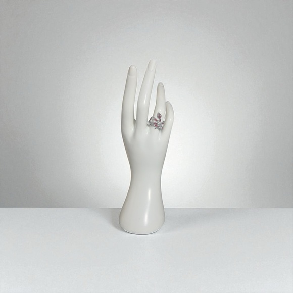 Stunning Silver and Red Snake Ring - Picture 4 of 9